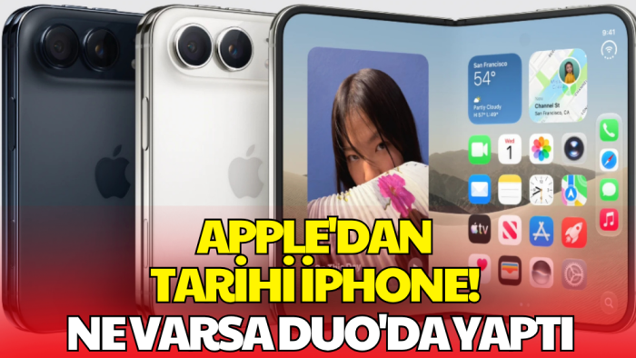 Apple'ın İlk Katlanabilir iPhone'u Tanıtıldı! Duo'nun Özellikleri Dikkat Çekti